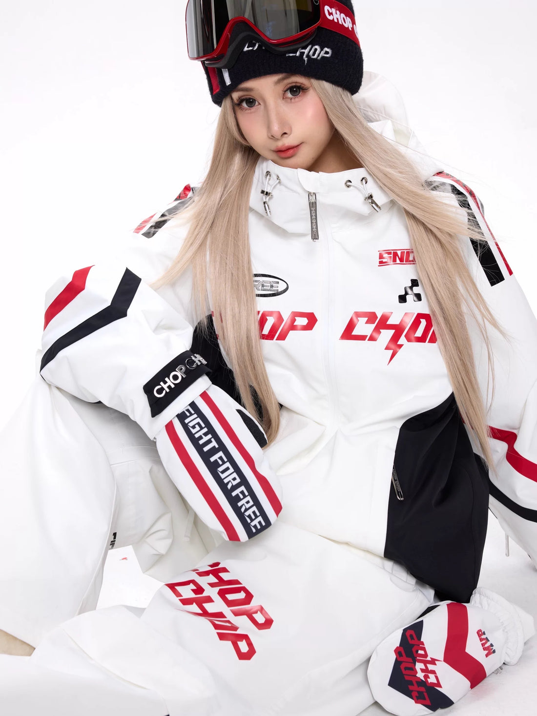 CHOPCHOP MVP Colorblock Padded Ski Jacket & Pants Set