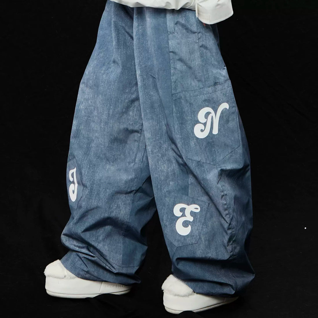 Ananie Printed Denim Look 20K Waterproof Ski Pants