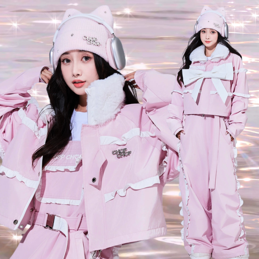CHOPCHOP Pink Cutie Pie Waterproof Snow Suit