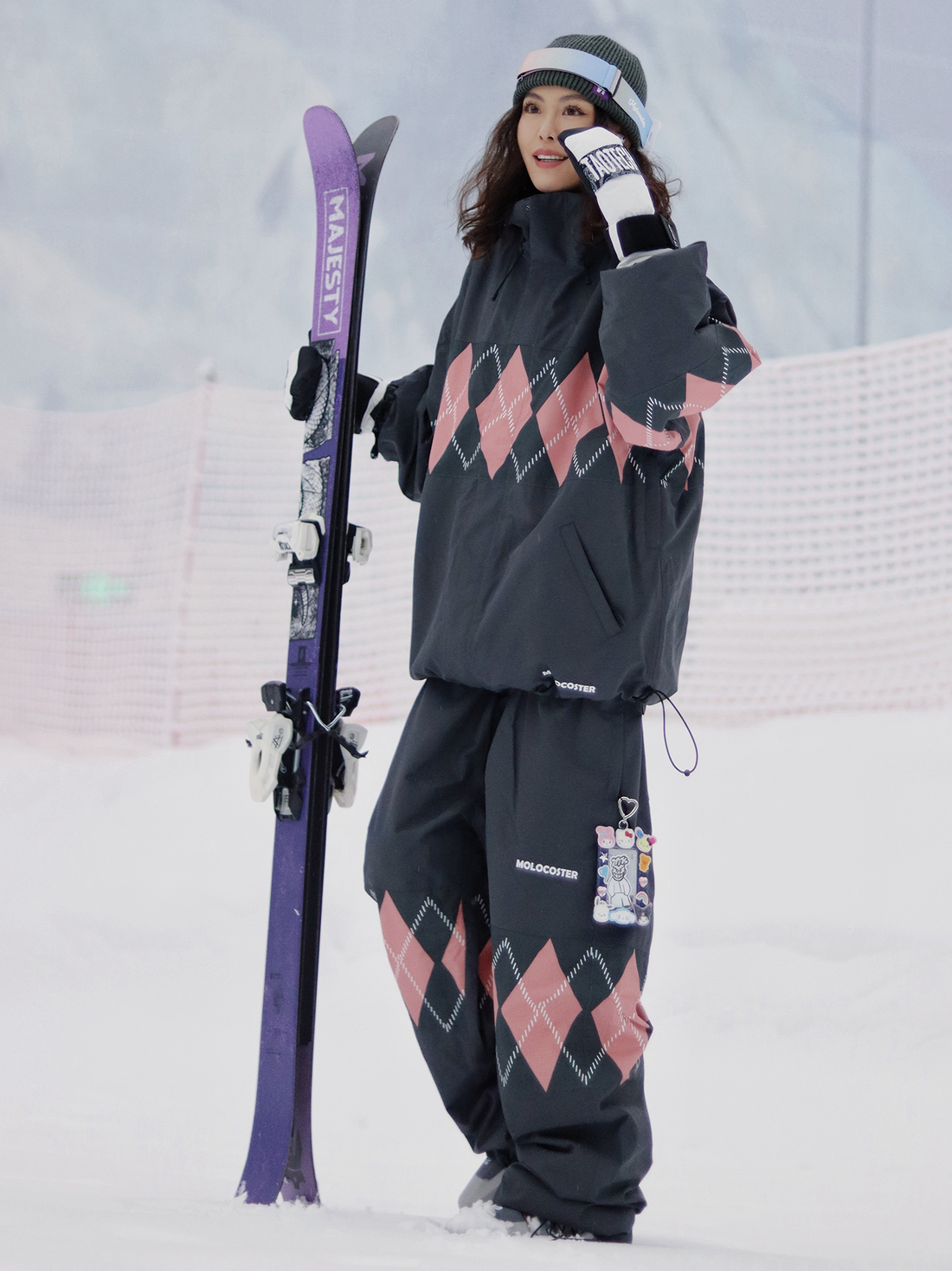 MOLOCOSTER Diamond Argyle Waterproof Ski Suit Se