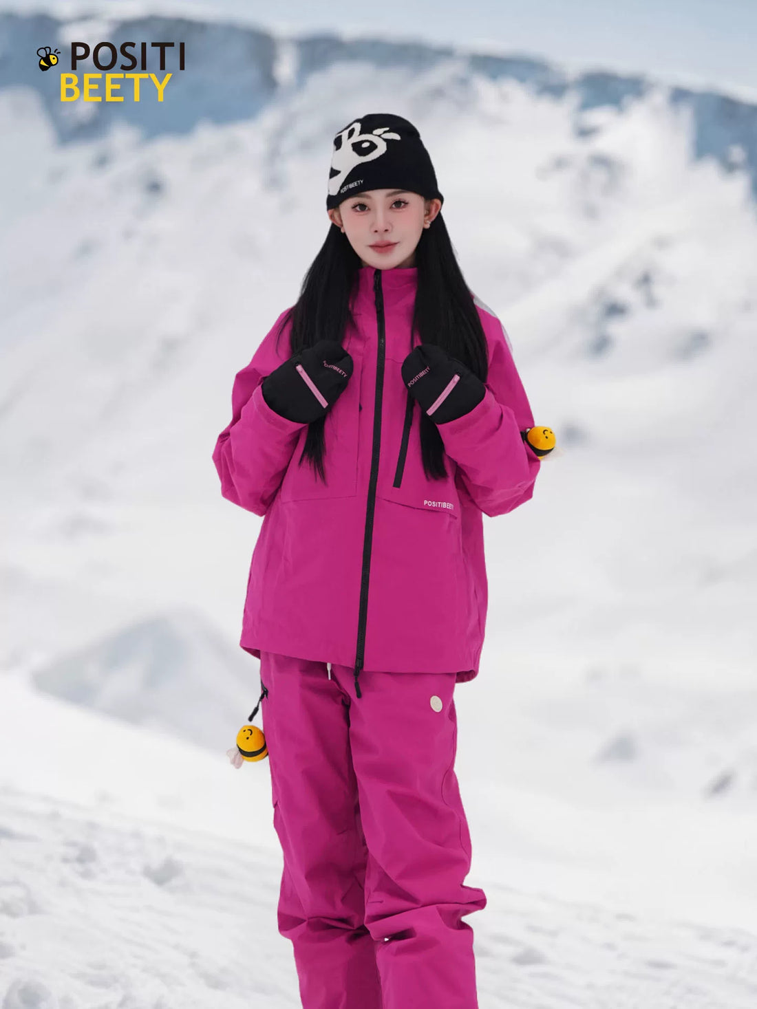 POSITIBEETY 3L Alpine Charm Padded Snow Pants