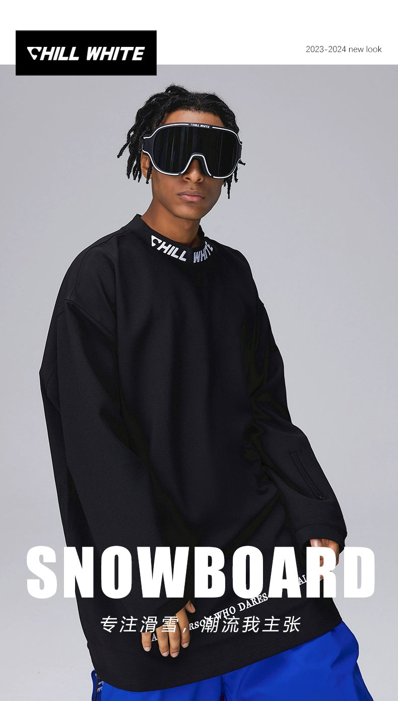 CHILLWHITE Essential Quick-Dry Oversized Long Sleeve Tee