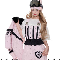 CHOP CHOP Sweetheart Ruffle Padded Snow Suit