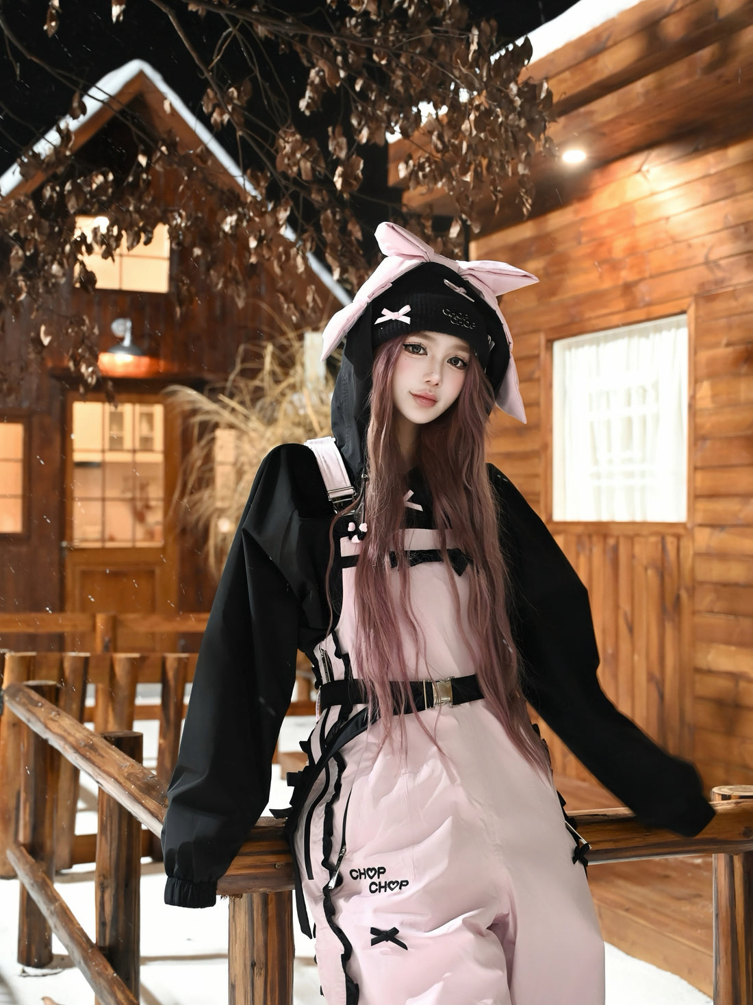 CHOPCHOP Bowknot Sweet & Cool Padded Snow Suit