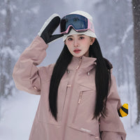 POSITIBEETY 3L Alpine Charm Padded Snow Jacket - Blossom Pink