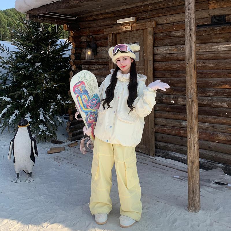 Skibear Custard Bun Snowboarding & Skiing Suit