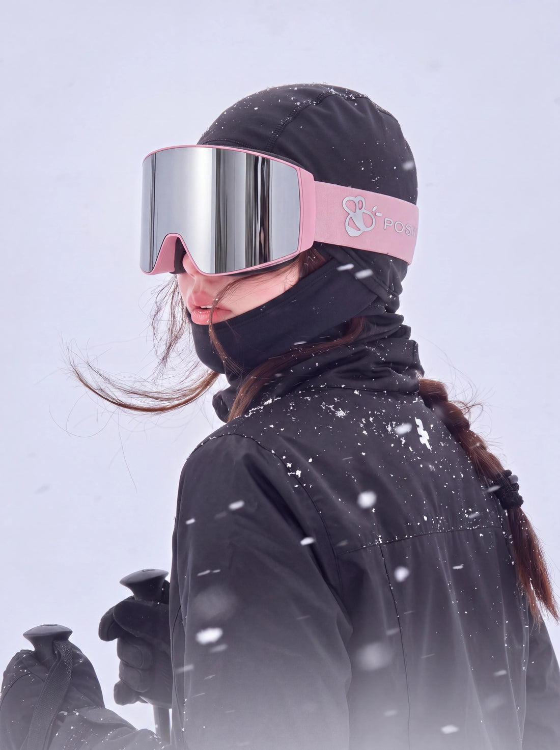 POSITIBEETY 4D Magnetic Anti-Fog Ski Goggles