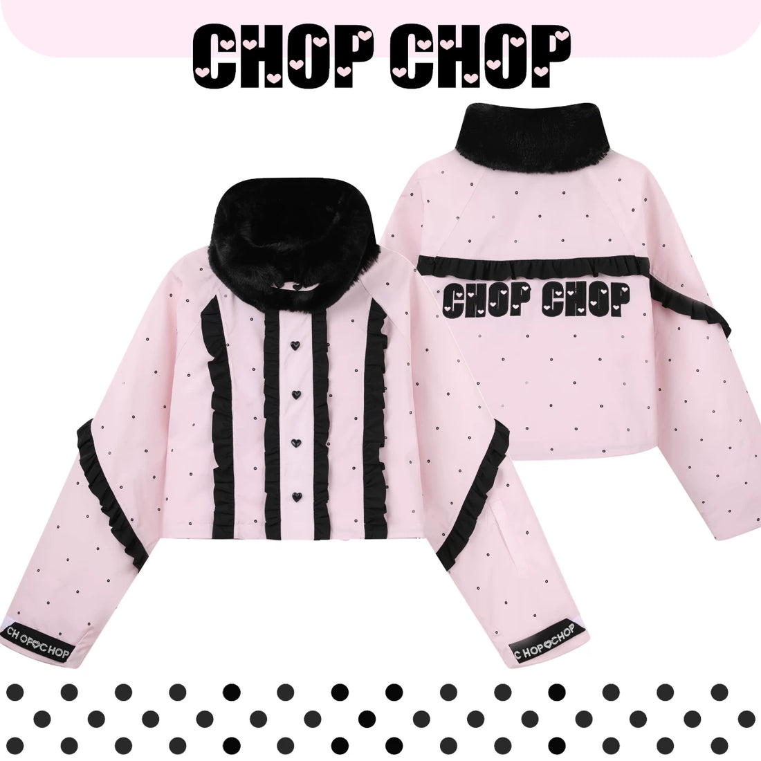 CHOP CHOP Sweetheart Ruffle Padded Snow Suit