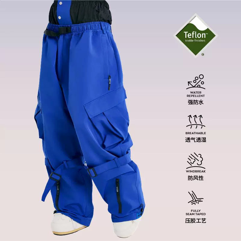 Swagli Floral Print 3L Snowboarding Pants
