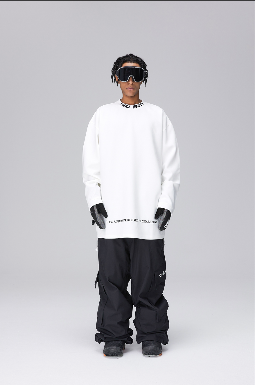 CHILLWHITE Essential Quick-Dry Oversized Long Sleeve Tee