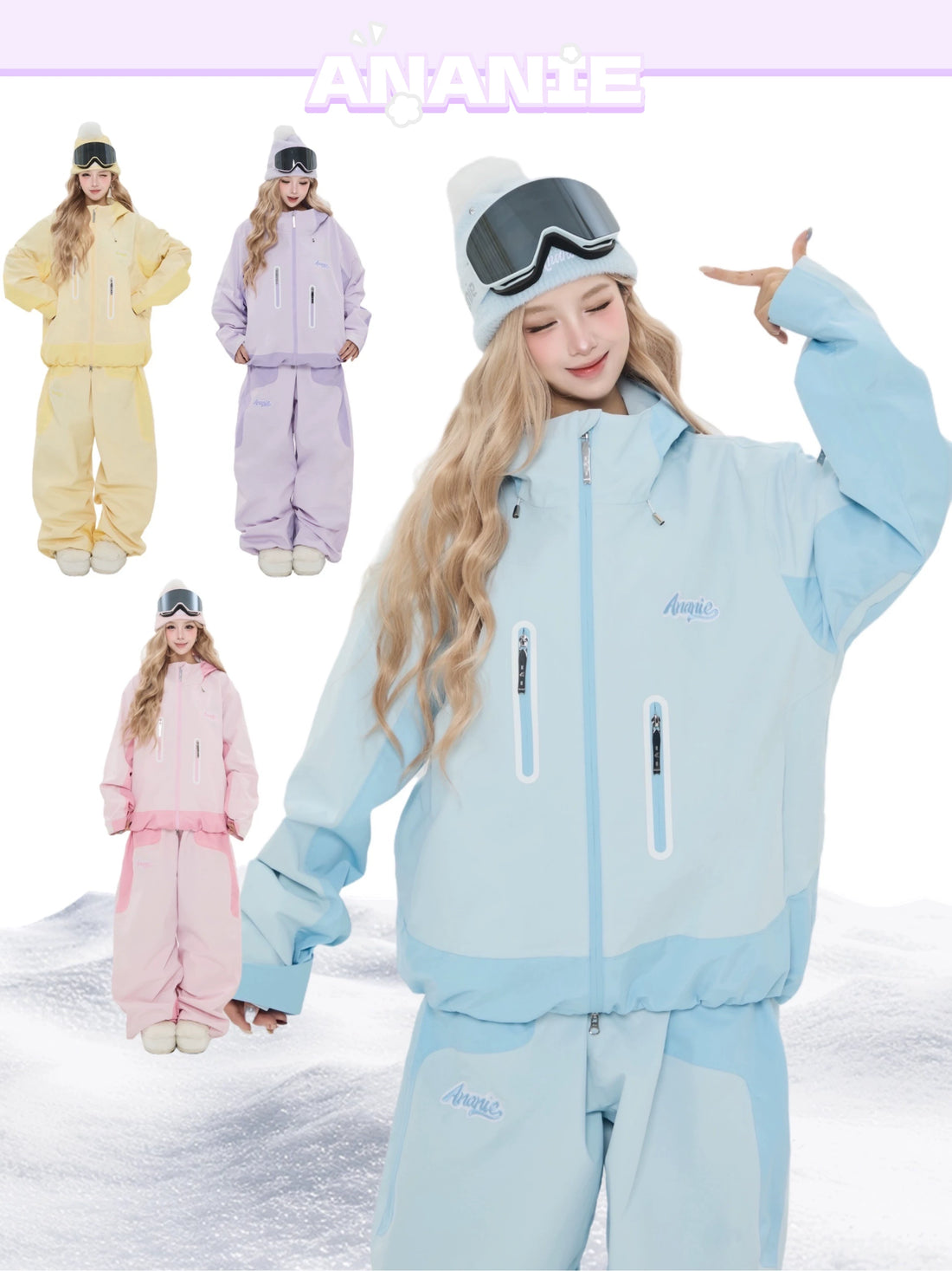 ANANIE Winter Wonderland Statement Ski Suit Set