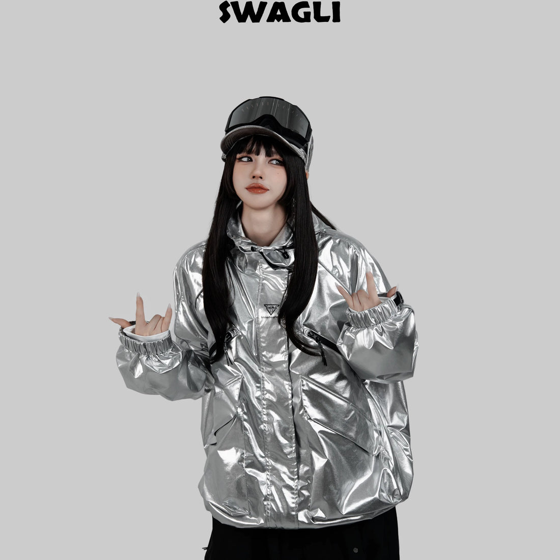 SWAGLI ChromeFrost 3L Snowboarding Jacket