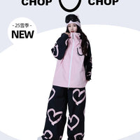 CHOPCHOP 3L ProShield Black & Pink Ski Suit