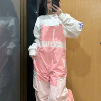 TSI Pinky Loose Fit Snow Bibpants | 23new, bibpants, snow coat, trending | RicosBoutique