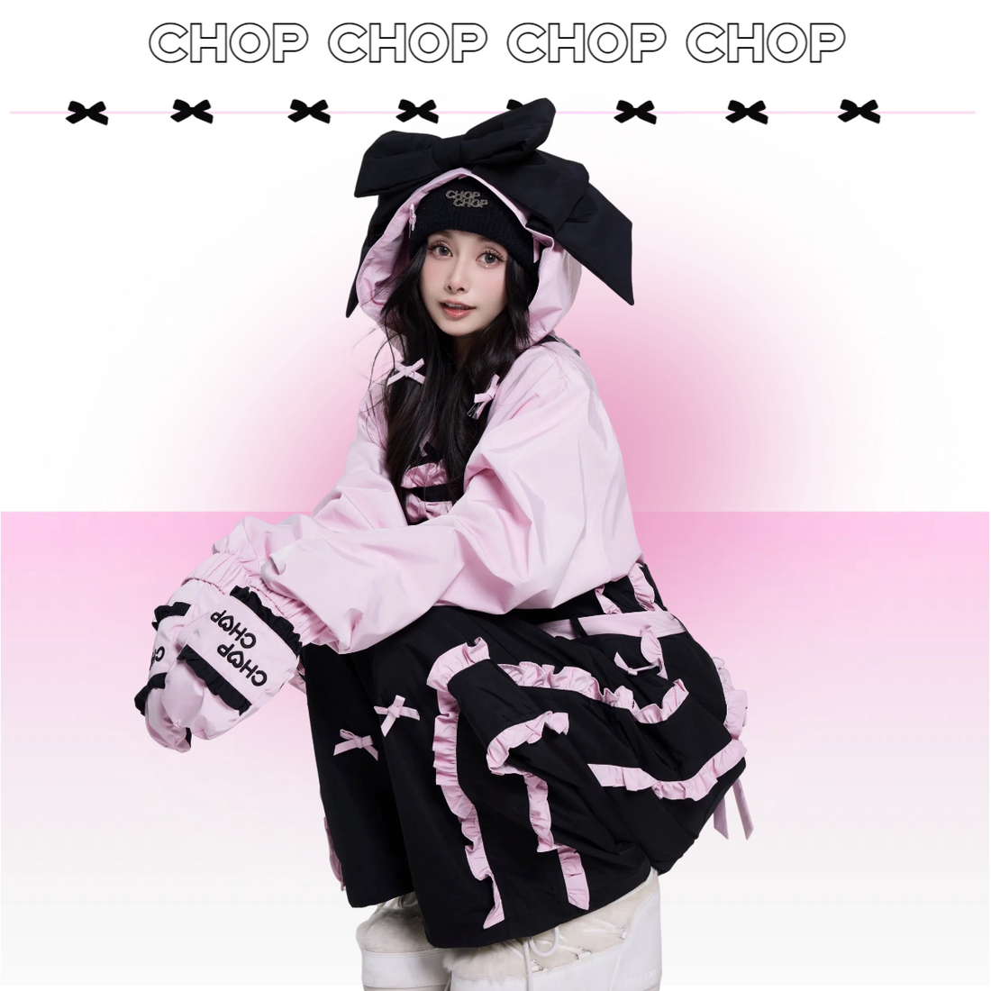 CHOPCHOP Bowknot Sweet & Cool Padded Snow Suit