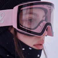 POSITIBEETY 4D Magnetic Anti-Fog Ski Goggles
