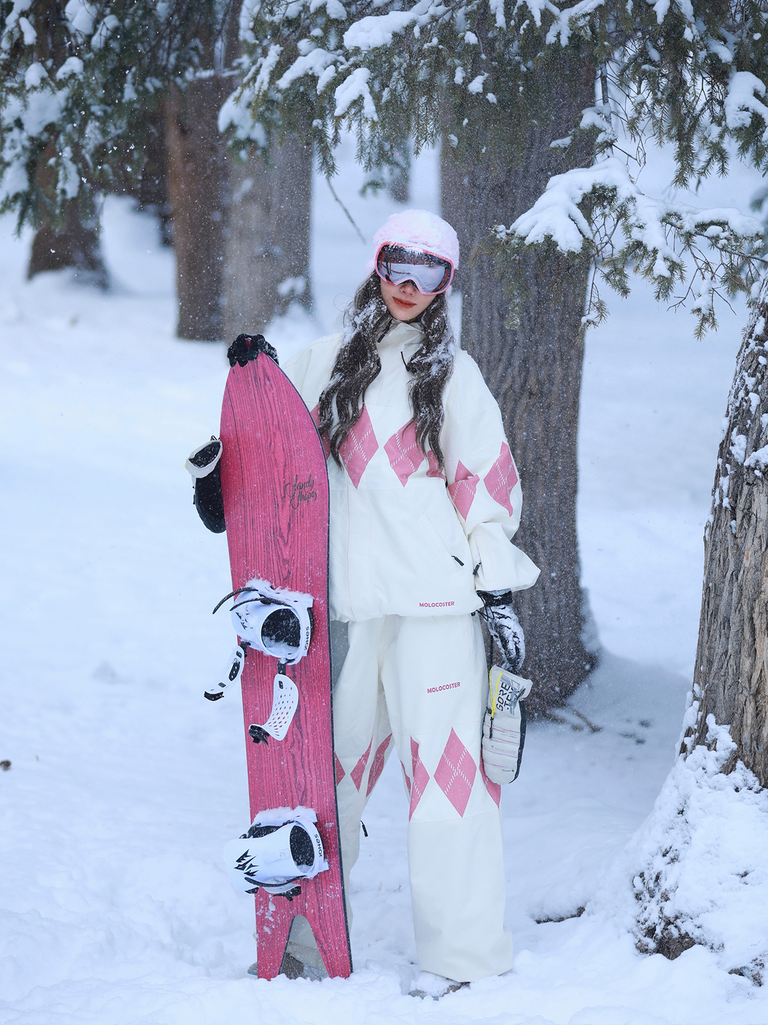 MOLOCOSTER Diamond Argyle Waterproof Ski Suit Se