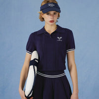 NowRose Willow Breeze Lyocell Polo Top