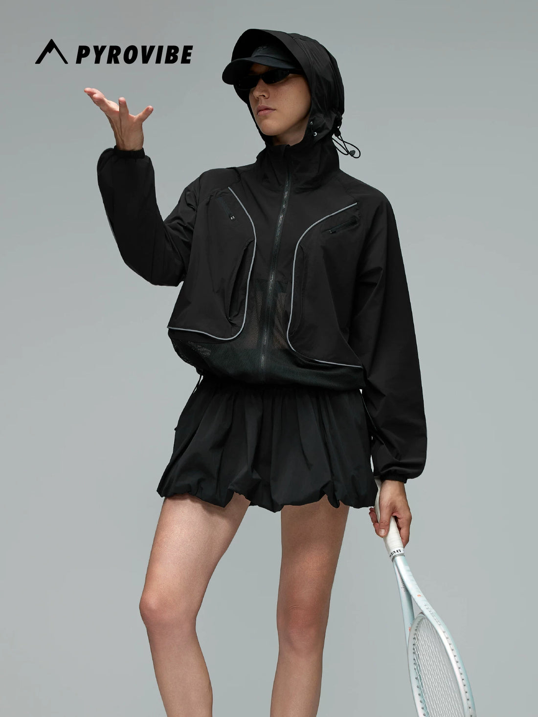 PyroVibe Vivid Bubble Tennis Skirt