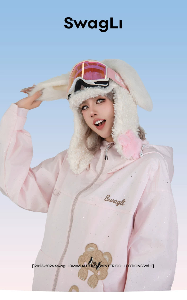 SWAGLI PinkieBear Snow Suit