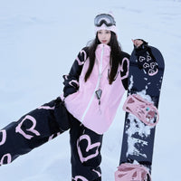 CHOPCHOP 3L ProShield Black & Pink Ski Suit