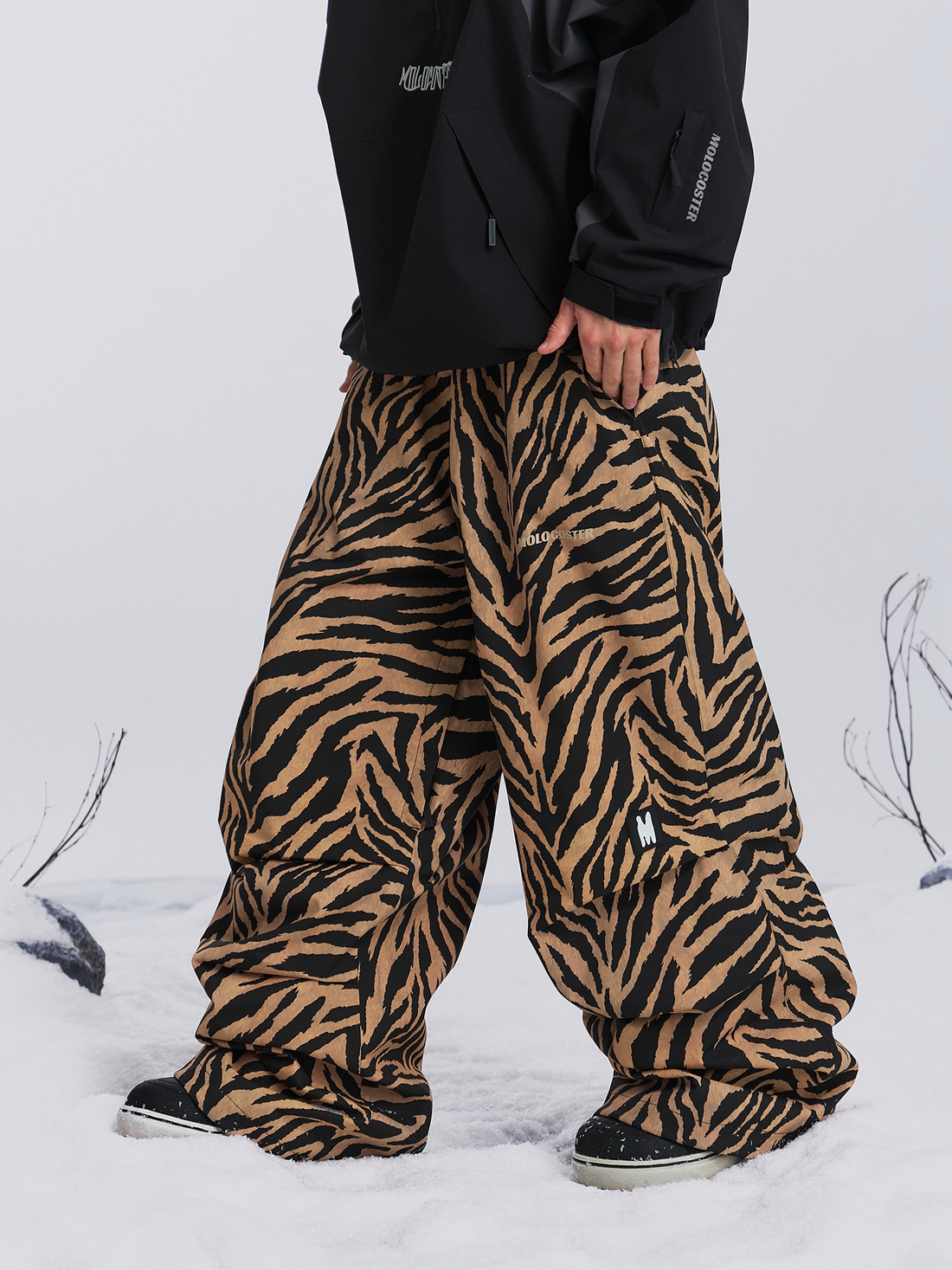 Molocoster Tiger Print 40K Waterproof Ski Pants