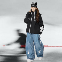 Ananie Printed Denim Look 20K Waterproof Ski Pants