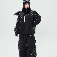 Ananie Dark Night Little Devil Unisex Waterproof Ski Suit Set
