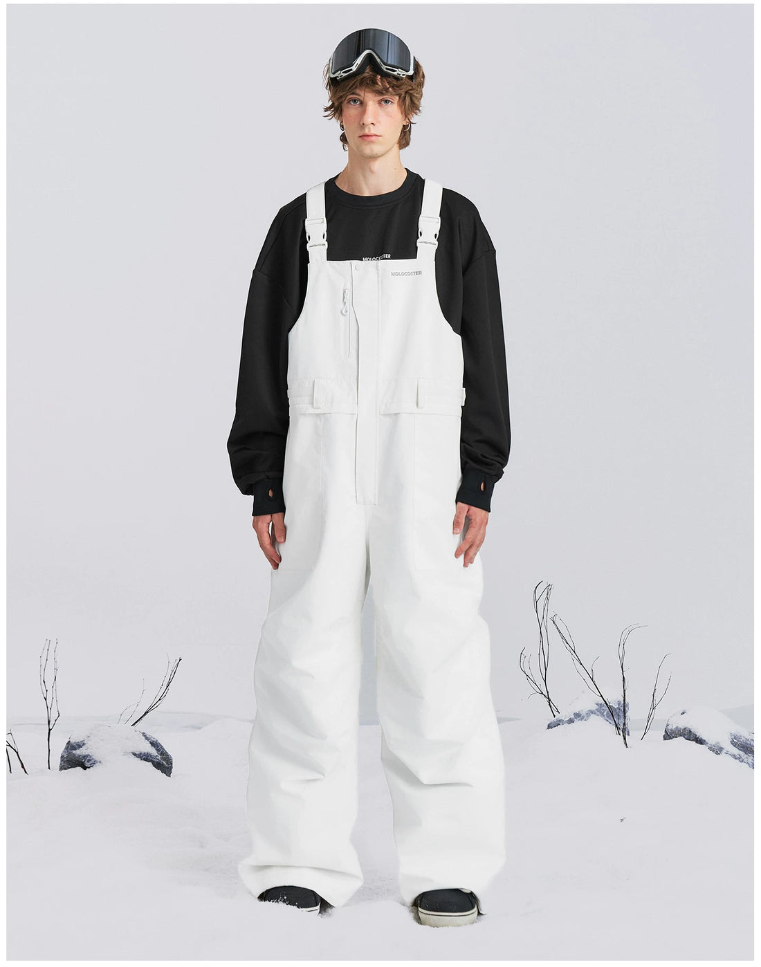 Molocoster 40K RECCO Waterproof Ski Bib Pants
