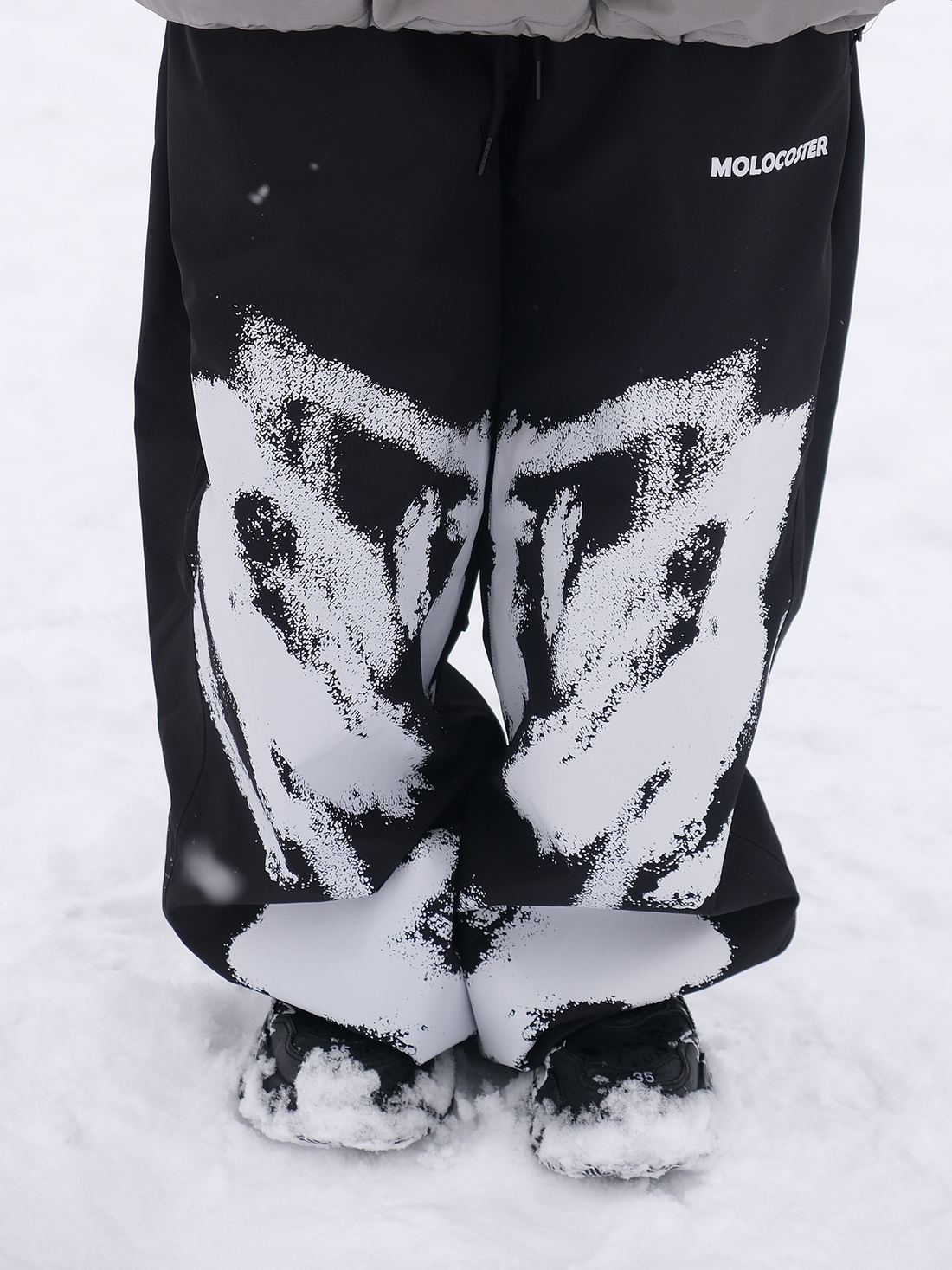 MOLOCOSTER Ghost Graphic Waterproof Snowboard Pants