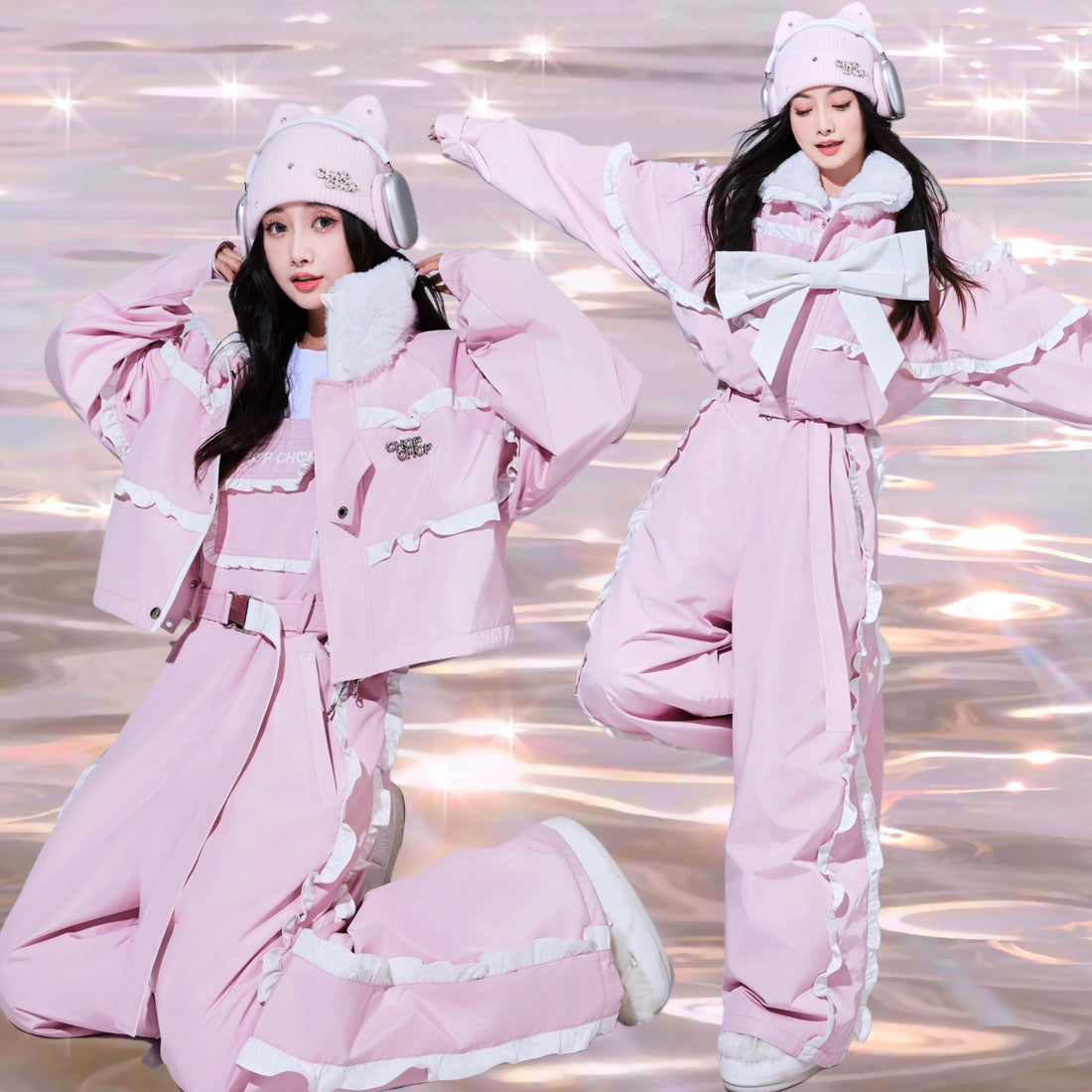 CHOPCHOP Pink Cutie Pie Waterproof Snow Suit