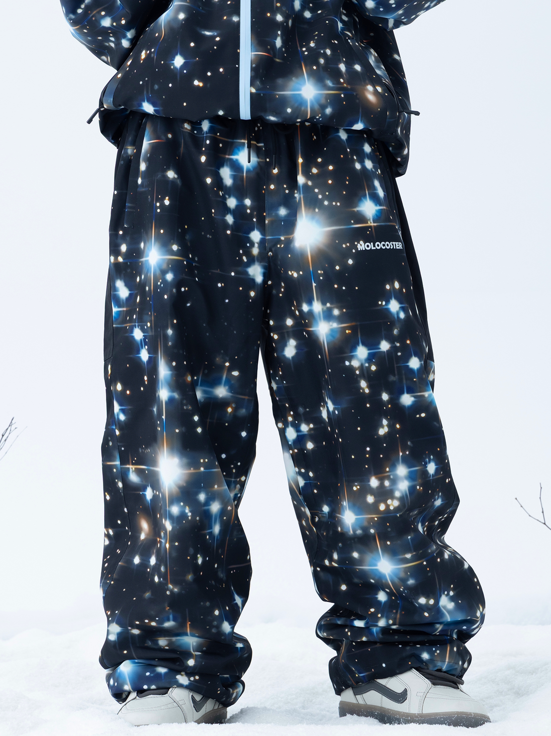 MOLOCOSTER Starry Night Galaxy Waterproof Ski Suit Set