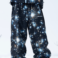 MOLOCOSTER Starry Night Galaxy Waterproof Ski Suit Set