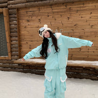 Skibear Arctic Mint Bear Skiing Suit