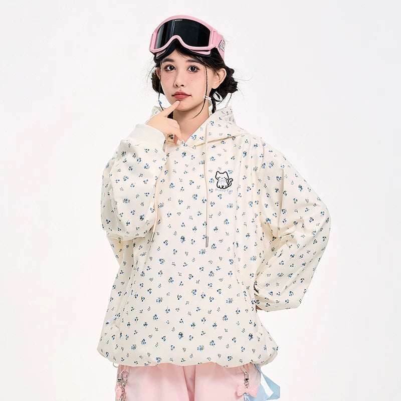 Lovely Ant Color-Blocked Waterproof Snow Pants
