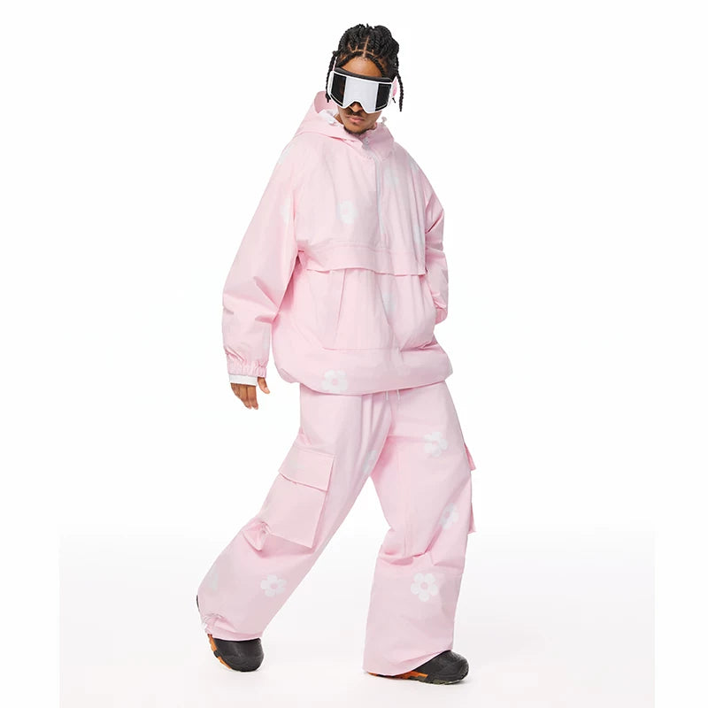 Chillwhite Light Pink Bloom Freestyle Snow Wear Collection
