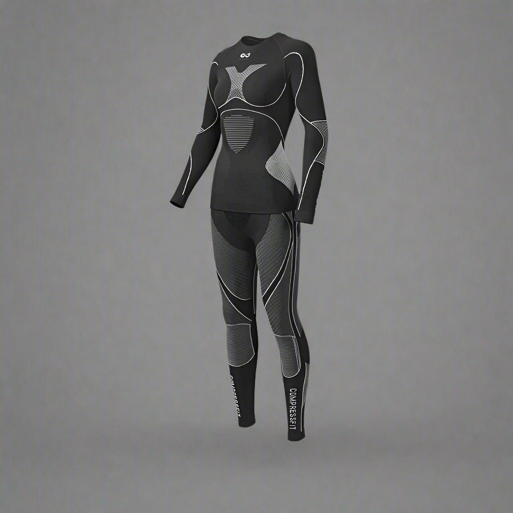 Winter Ski & Snowboard Seamless Thermal Base-layer Sets (For Women)