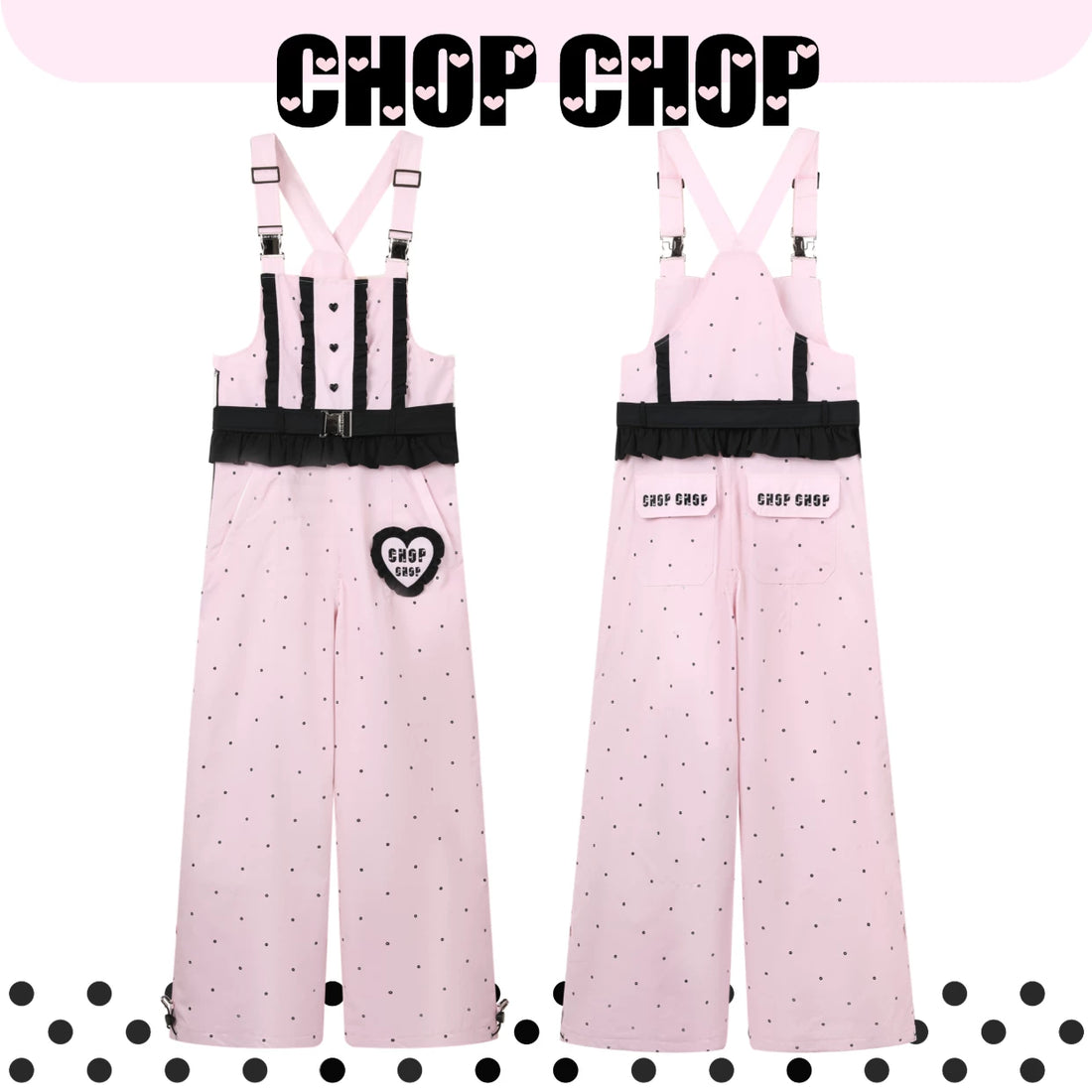 CHOP CHOP Sweetheart Ruffle Padded Snow Suit