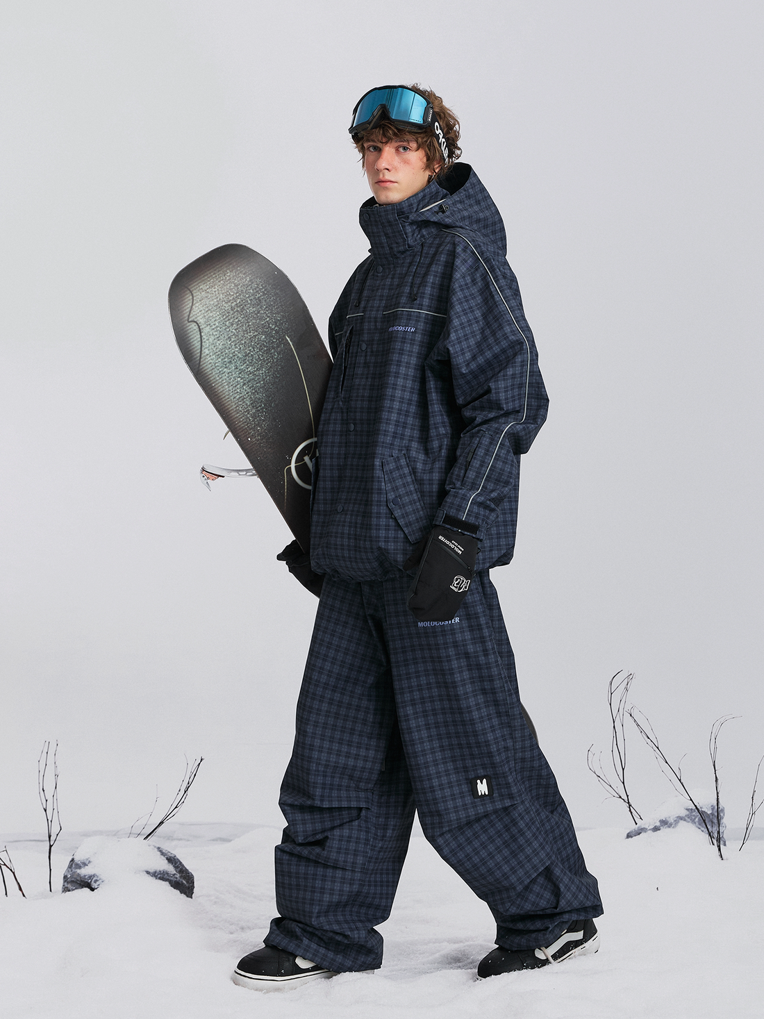 Molocaster Twilight Plaid Ski Suit Set