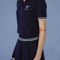 NowRose Willow Breeze Lyocell Polo Top