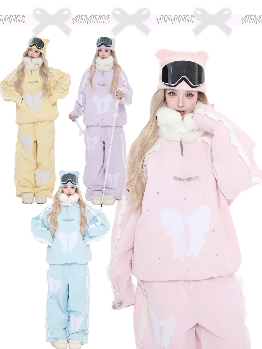ANANIE Sweet Brownie Performance Ski Suit Set