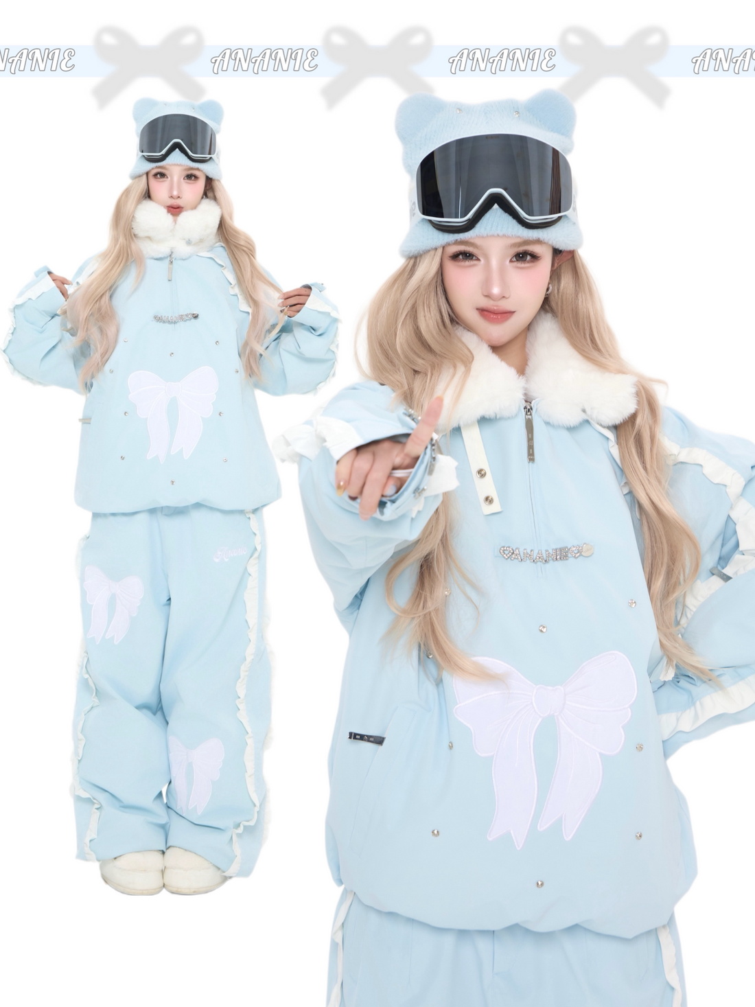 ANANIE Sweet Brownie Performance Ski Suit Set