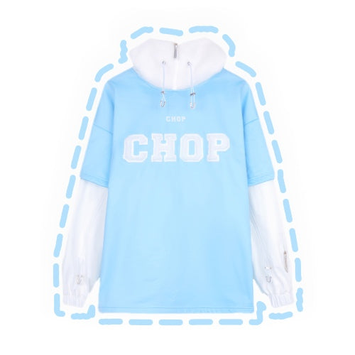 CHOPCHOP Candy Pop 蓬松雪地围脖和连帽衫