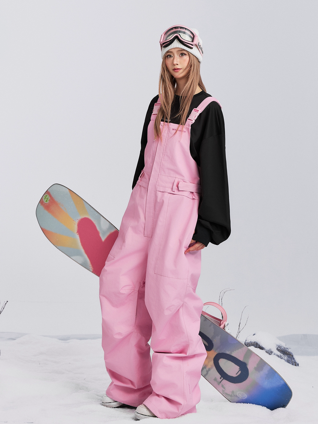 Molocoster 40K RECCO Waterproof Ski Bib Pants