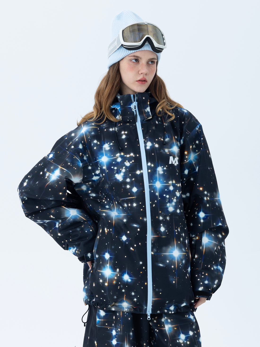 MOLOCOSTER Starry Night Galaxy Waterproof Ski Suit Set