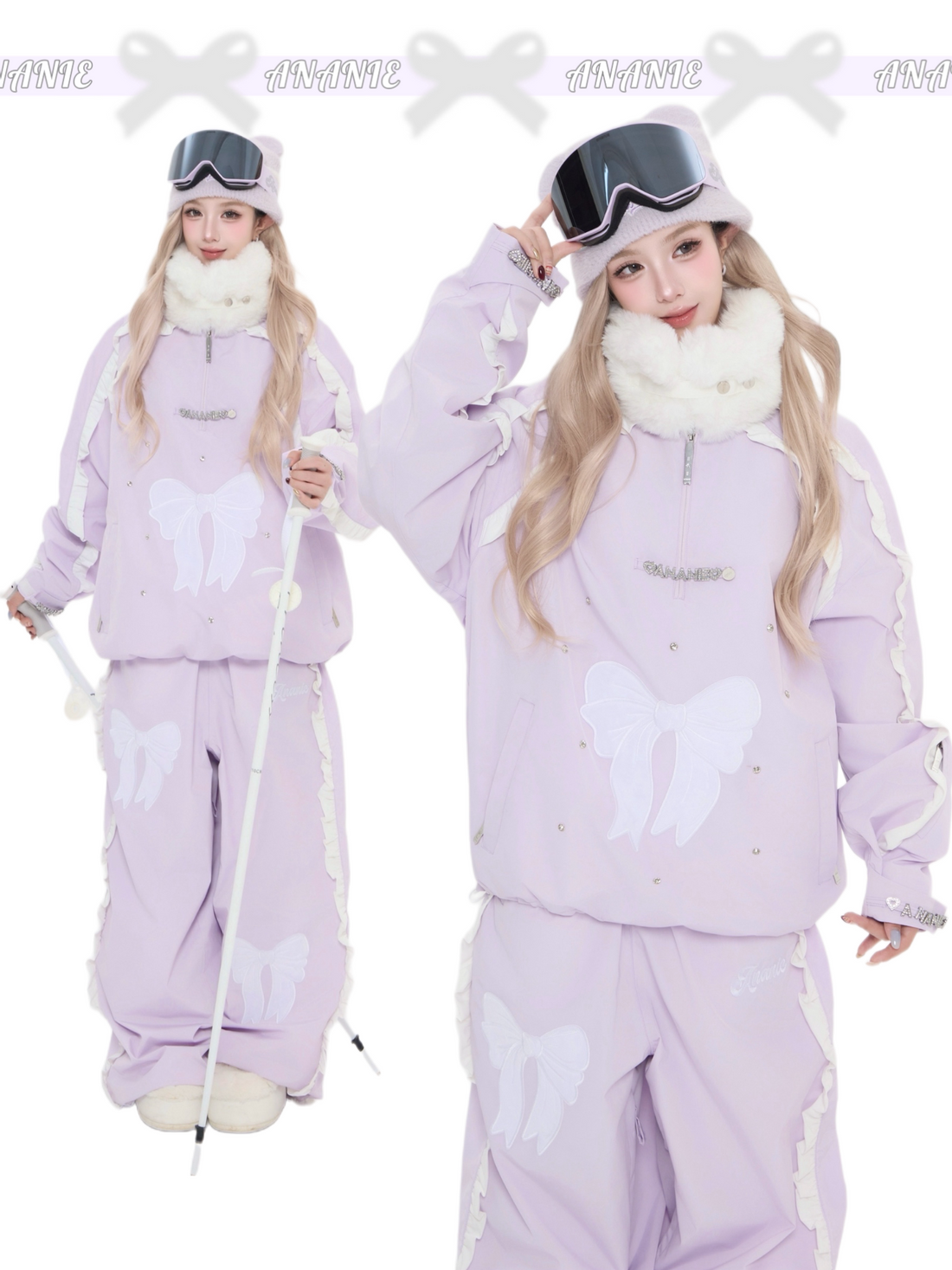 ANANIE Sweet Brownie Performance Ski Suit Set