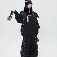 Ananie Dark Night Little Devil Unisex Waterproof Ski Suit Set