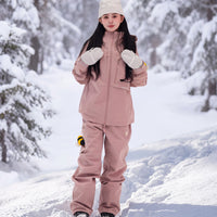 POSITIBEETY 3L Alpine Charm Padded Snow Jacket - Blossom Pink