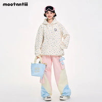 Lovely Ant Color-Blocked Waterproof Snow Pants