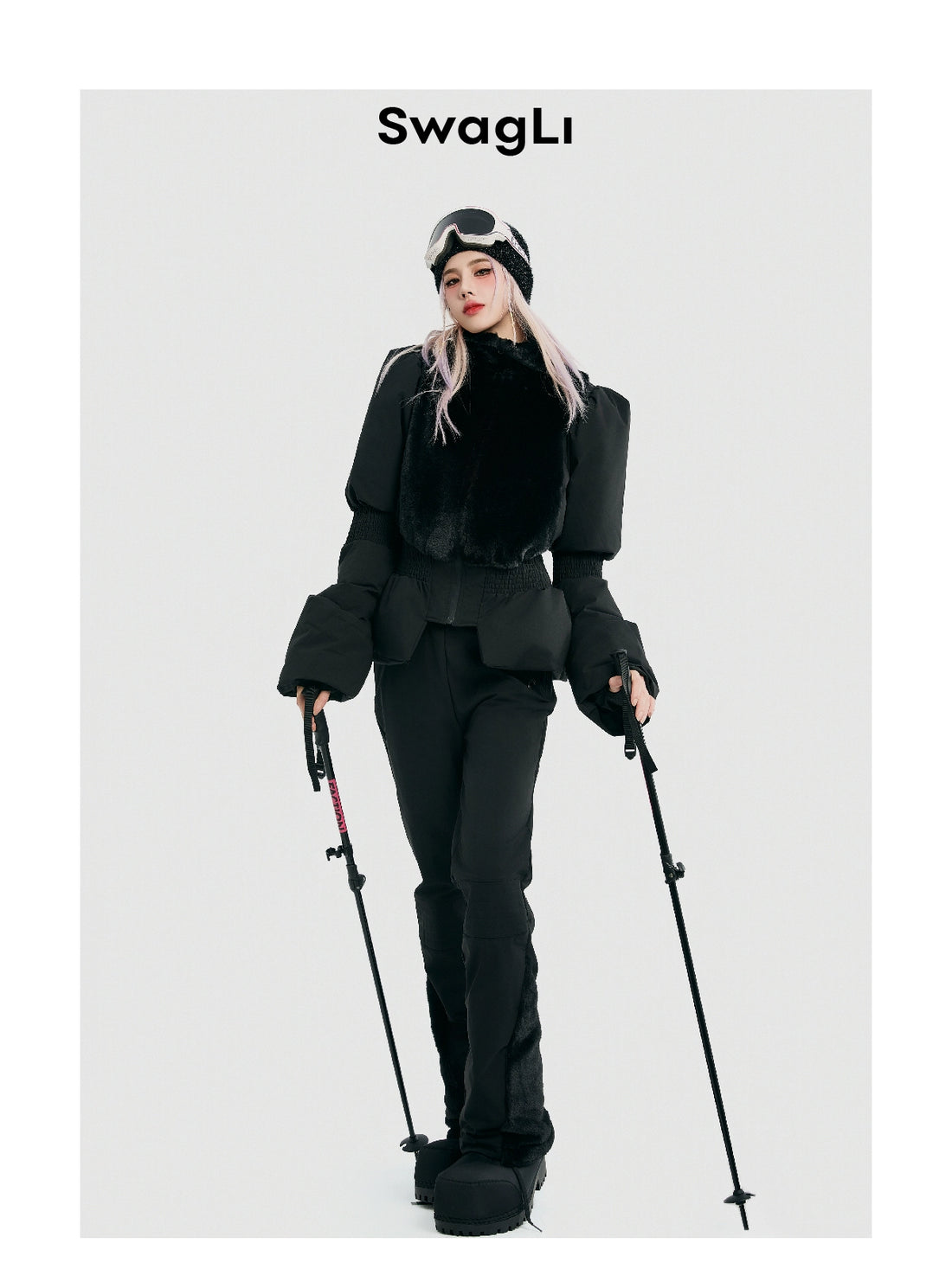 SWAGLI Sculpted Noir Ski Suit
